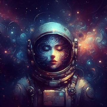 Spacewoman | simcaart.com