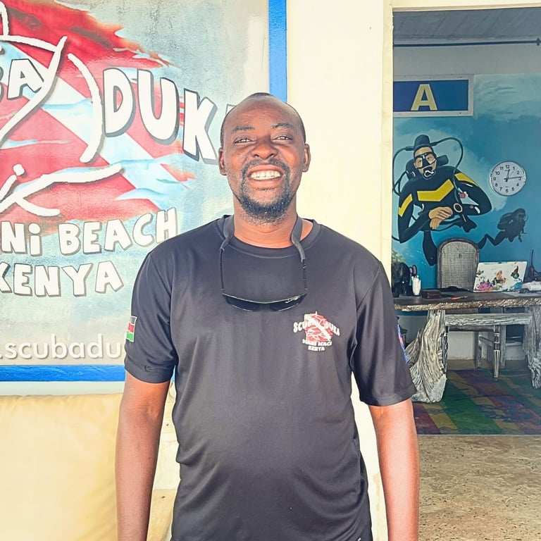 Scuba duka staff Raymond Captain