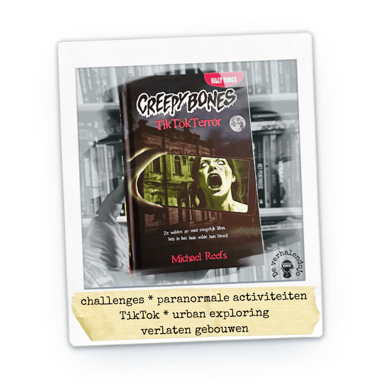 Polaroid van het boek TikTokTerror van Michael Reefs