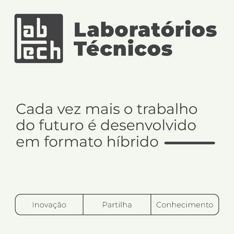 a white and black sign with the words labtech on it