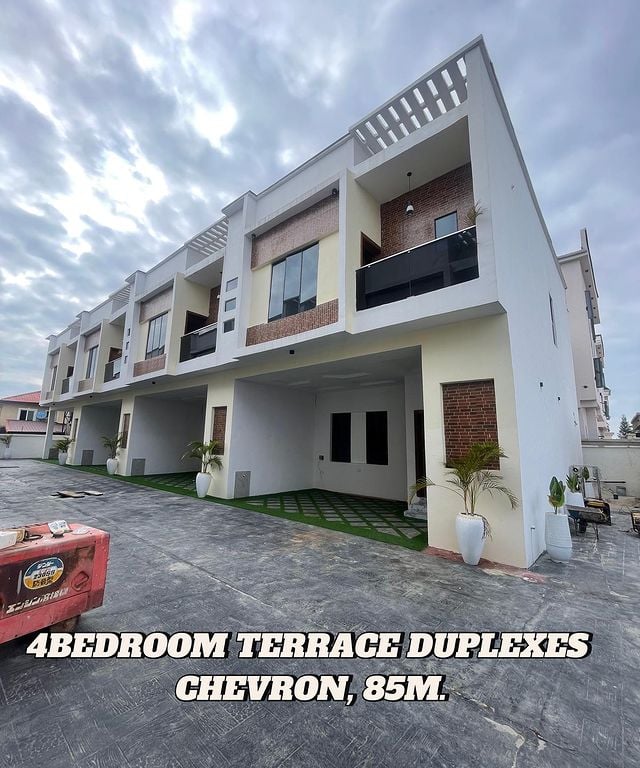 4 bedroom terrace duplex for sale in chevron lekki ajah ikoyi lagos