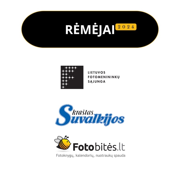 rėmėjai, logotipai, parama, fotografija, fotospauda