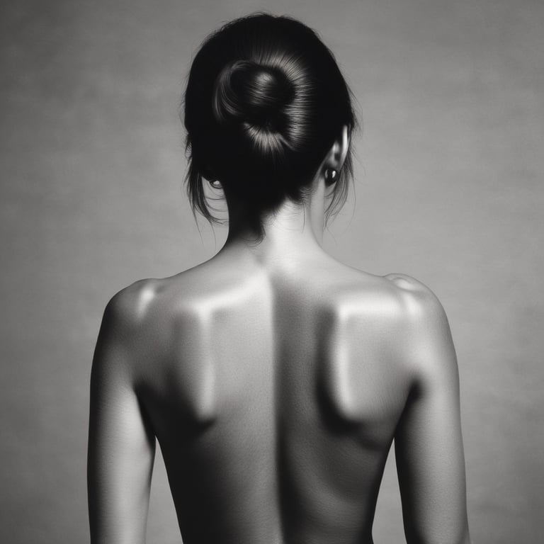 A serene image of a single mom enjoying a peaceful moment in nature.