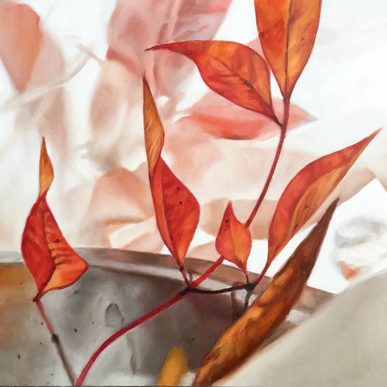 Óleo sobre tabla. Obra plástica de Maite Backman