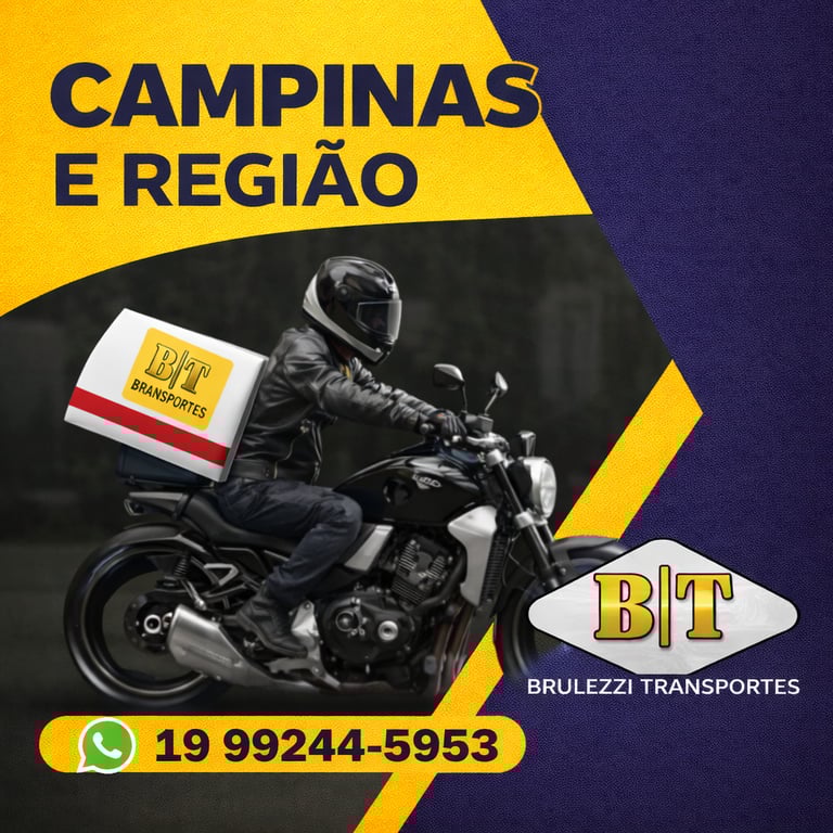 Motoboy em Campinas e região com entrega rápida – Brulezzi Transportes