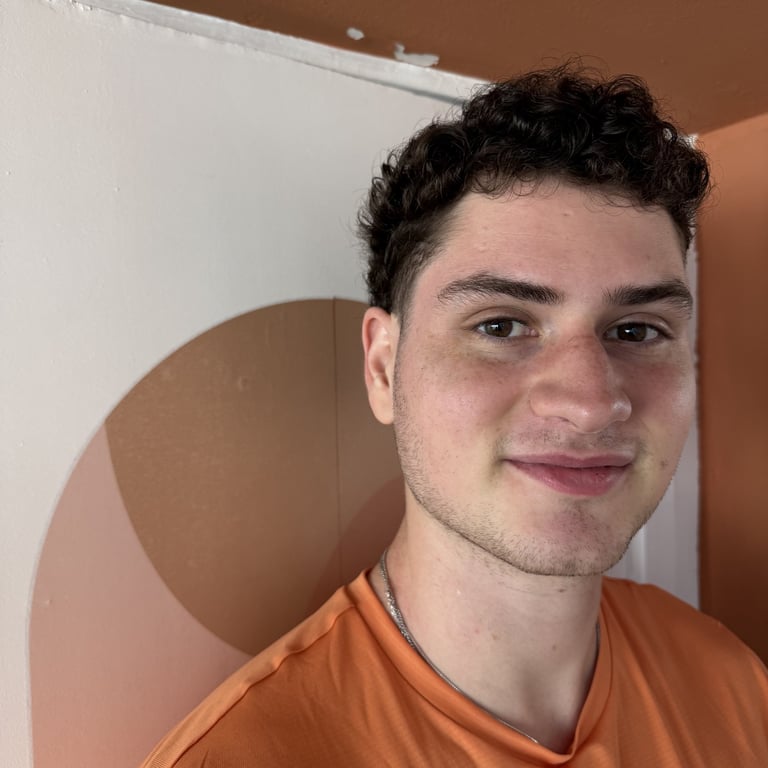 person male with dark hair
