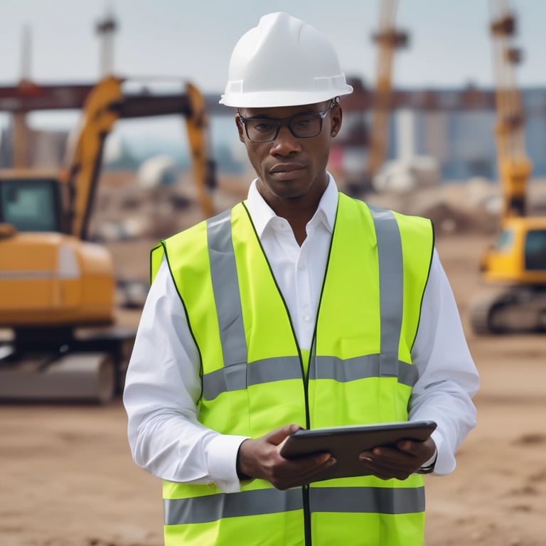 A professional team discussing project plans in an office.