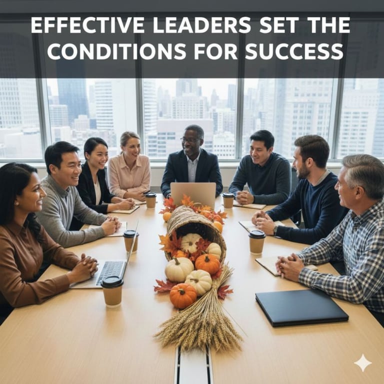 ironstone coach leaders set conditions for success