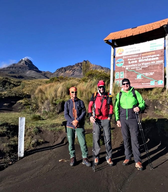 trail head of Iliniza Norte