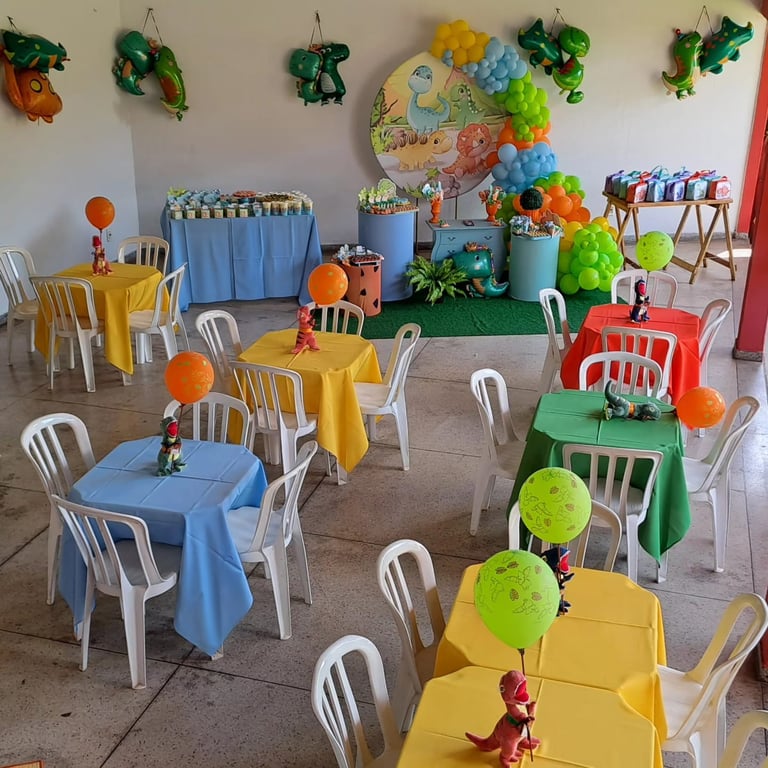 Tema dinossauro para festas infantis
