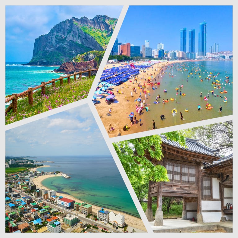 Les destinations des Coréens en été : Jeju (제주도), Busan (부산), Gangneung (강릉) et le patrimoine coréen