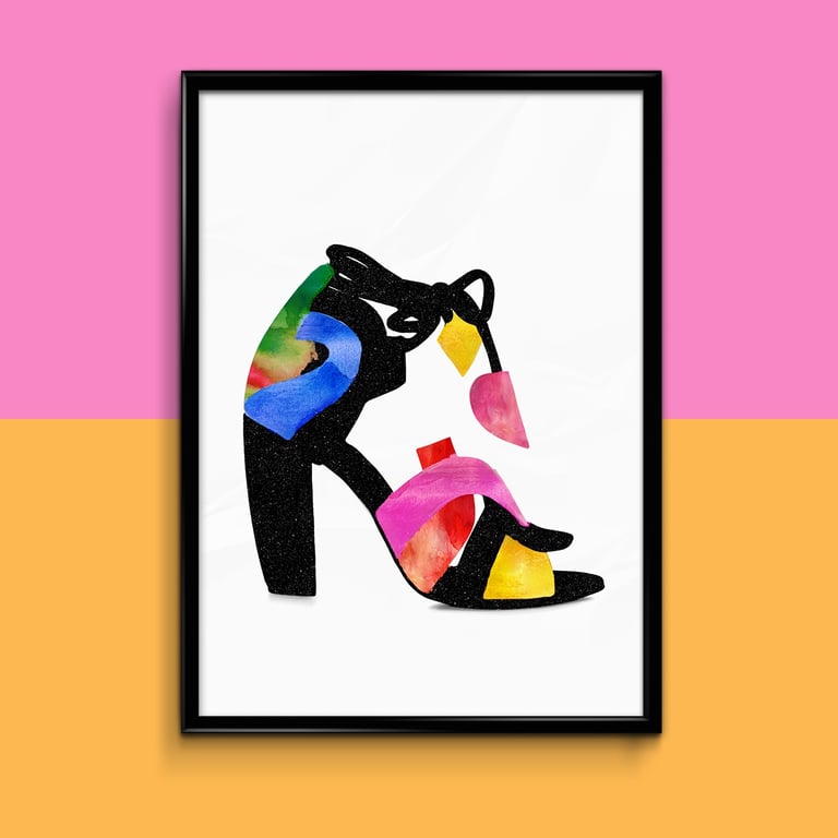 Benoît Daniel-Pham, oil painting, fashion illustration, Pierre Hardy