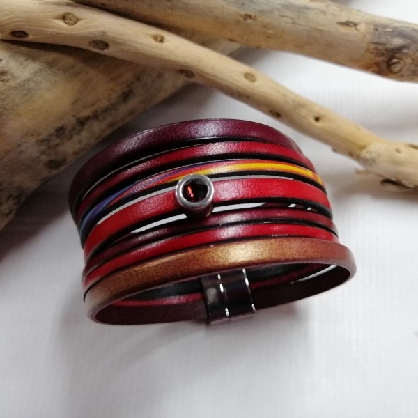a bracelet bracelet bracelet with a leather bracelet