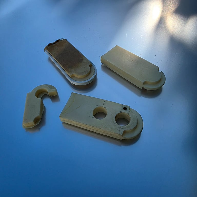 LaPenna lamp bracket mock-ups