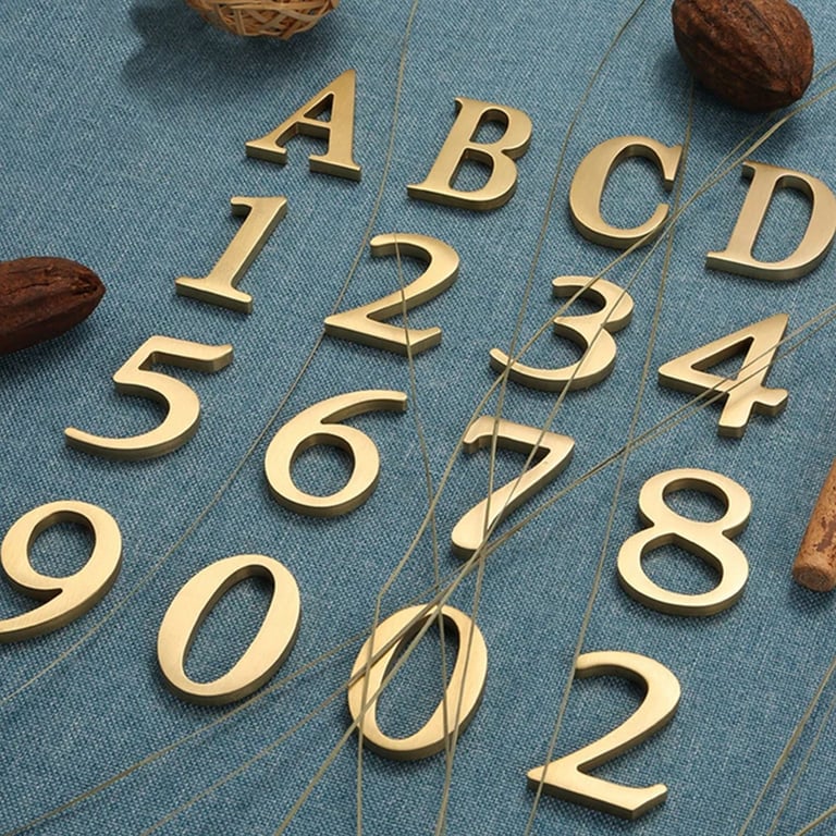 a number of wooden letters that are on a table