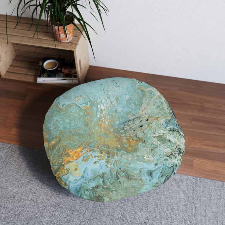 Tufted Round Floor Pillow