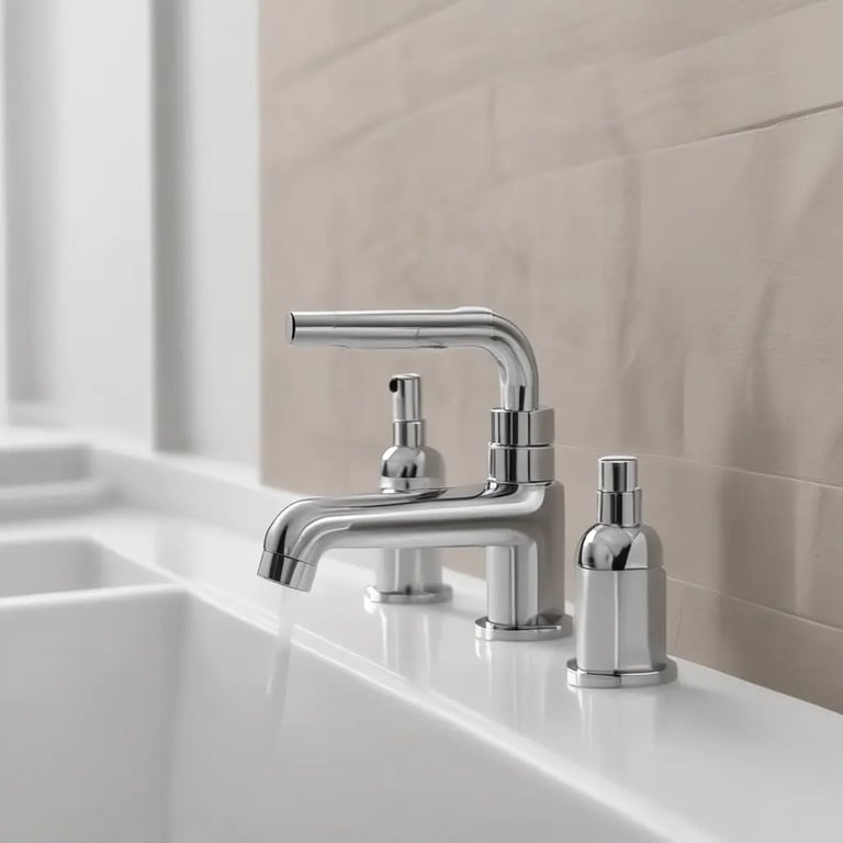 Installation de sanitaires et robinetterie par BH Bruno Holin à Montvendre, finitions soignées