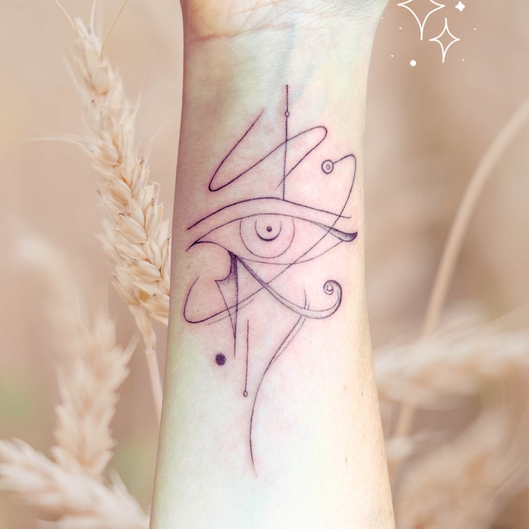 Tatouage symbole poétique studio fineline Vendée