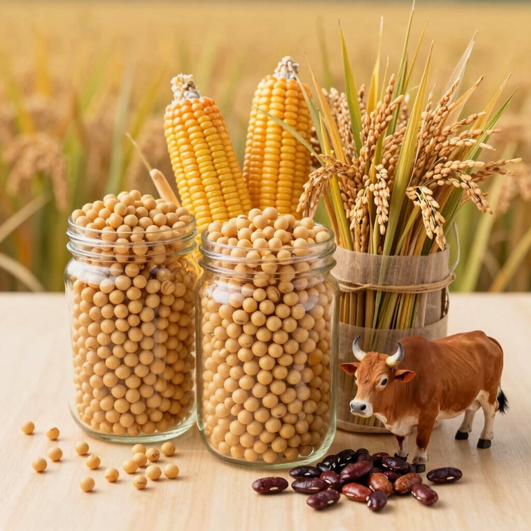 cotação produtos agrícolas, boi gordo, arroz, milho, soja, feijão
