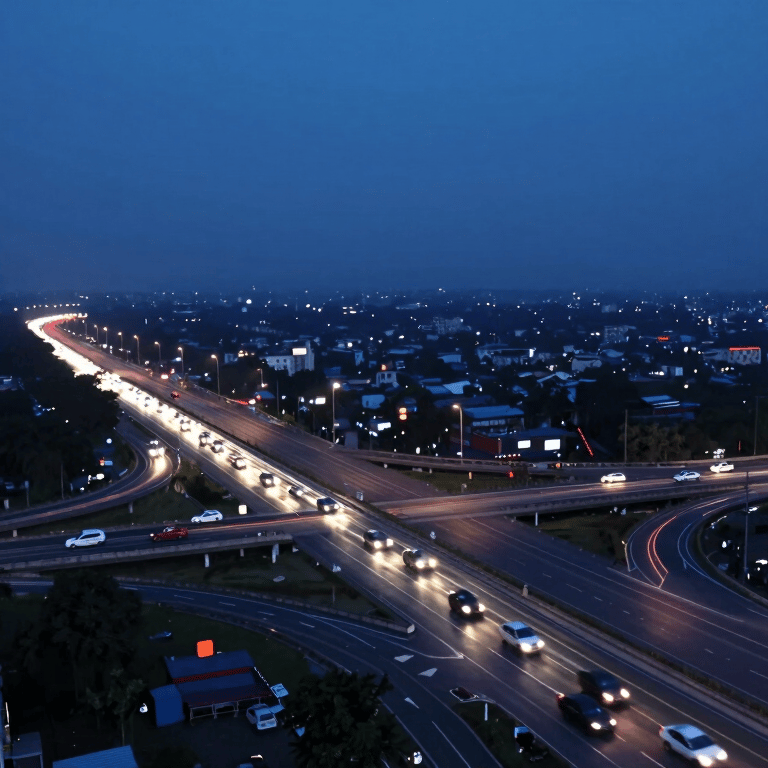 A fleet of various transport vehicles including small vans and large trucks, showing a range of hiring options in #0B1B2B.