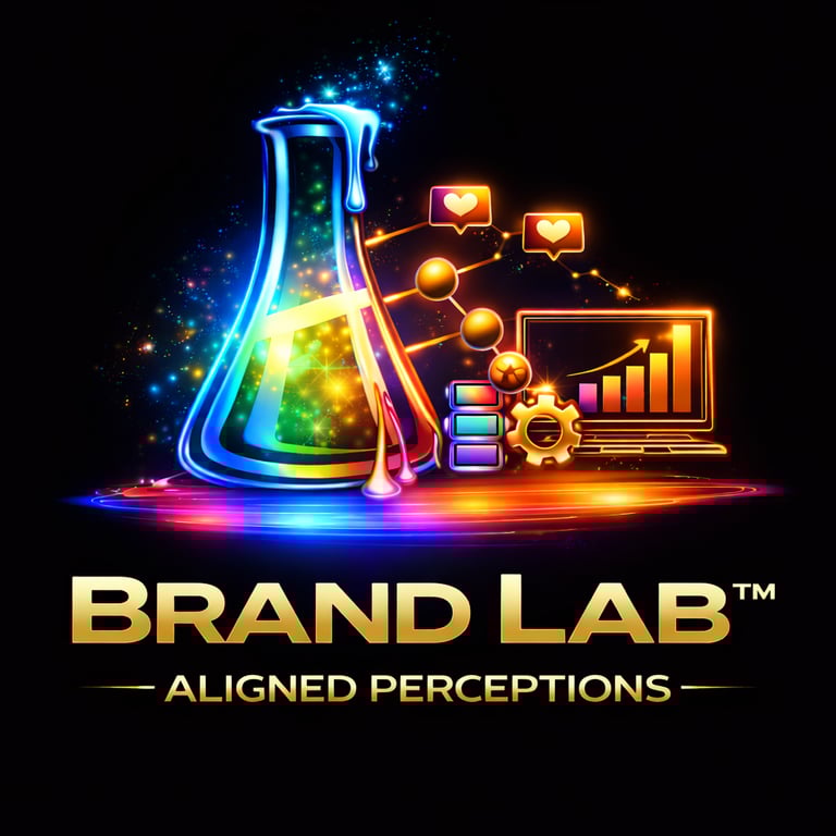 Brand Lab service visual showing alignment of customer perception with hospitality brand identity