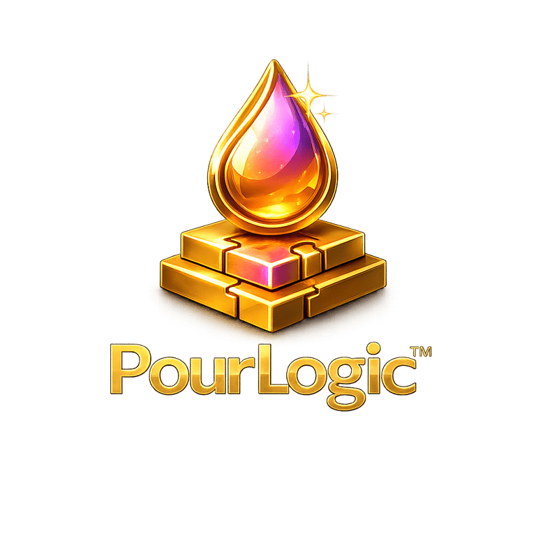 Pour Logic logo representing the structured branding framework inside The Pour System
