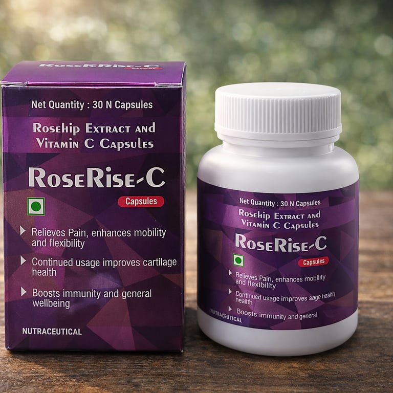RoseRise-C capsule - Rosehip Extract by Spiritual Biosciences LLP