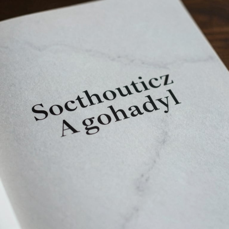 A close-up photograph of a sophisticated academic book cover featuring minimalist typography, set against a light grey marble background in a Southeast Asian study.