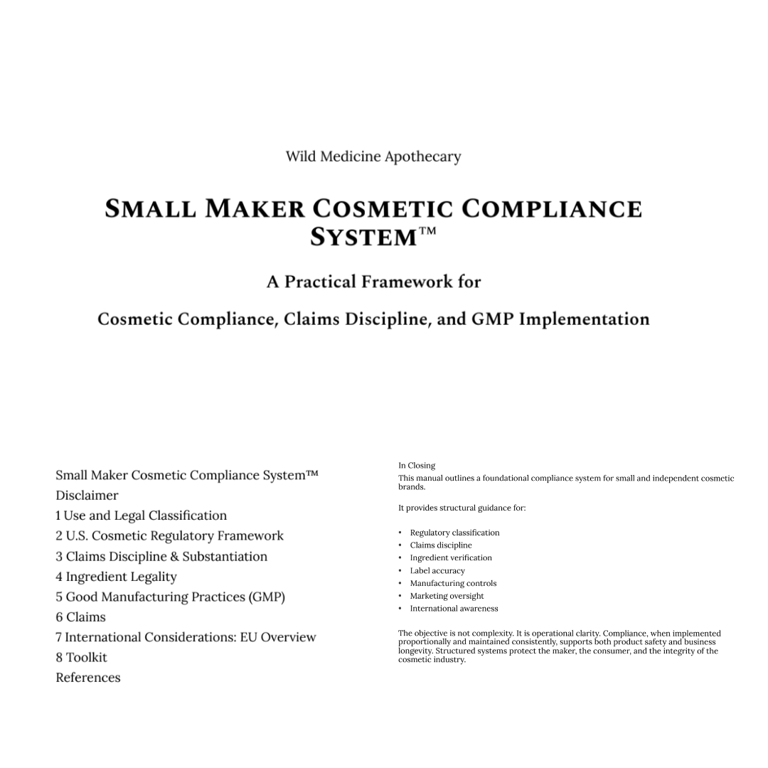 collage of SMCCS™ manual screenshots 