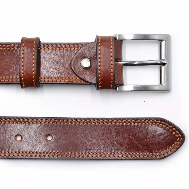 premium stitched leather belt manufacturer Spain