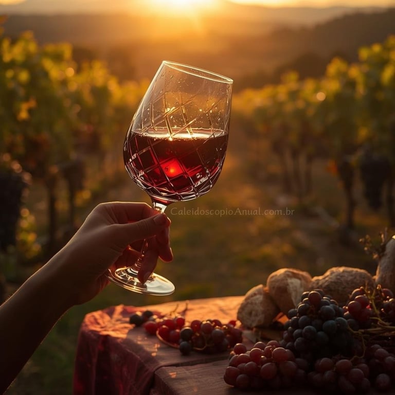 Taça vinho tinto ou suco uva: brinde sagrado celebração jornada completude abundância ritual honra