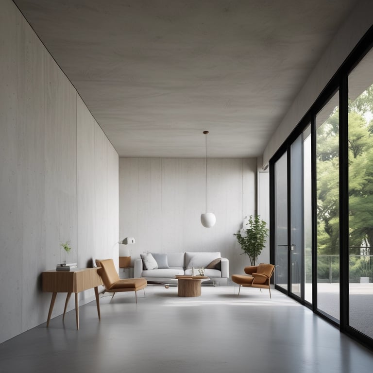 Bright living room with modern inventory