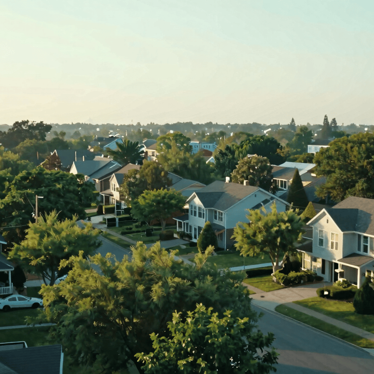 A close-up of a young couple smiling while looking at a life insurance policy document, warm natural light, #B8D3E7 and #1E3F66 accents.