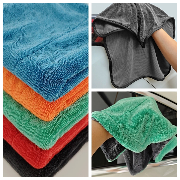 microfiber twisted loop pile detailing towels