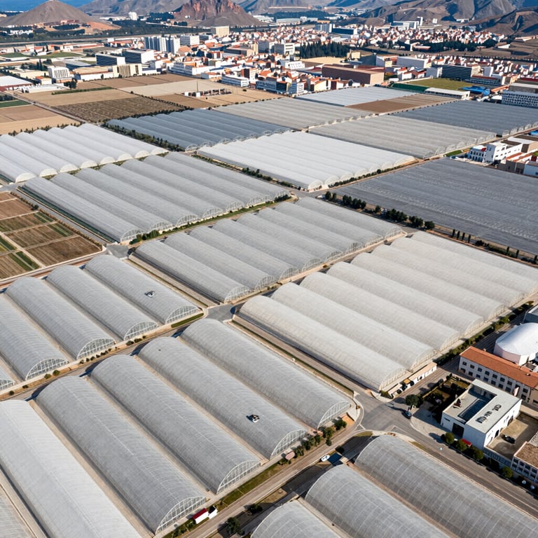 Close-up of a sleek autonomous robot spraying crops with precision in a lush field.