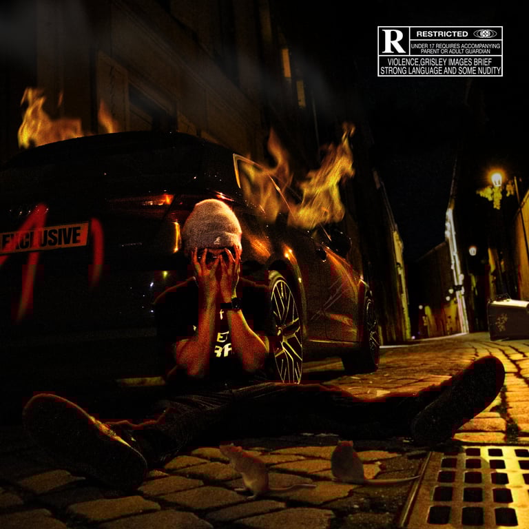 Pochette de Pressure, le single de Dodji, le rappeur de Nancy