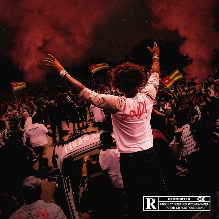 Pochette de Propagande, single supertrap de Dodji, rappeur du FR Eastsyde