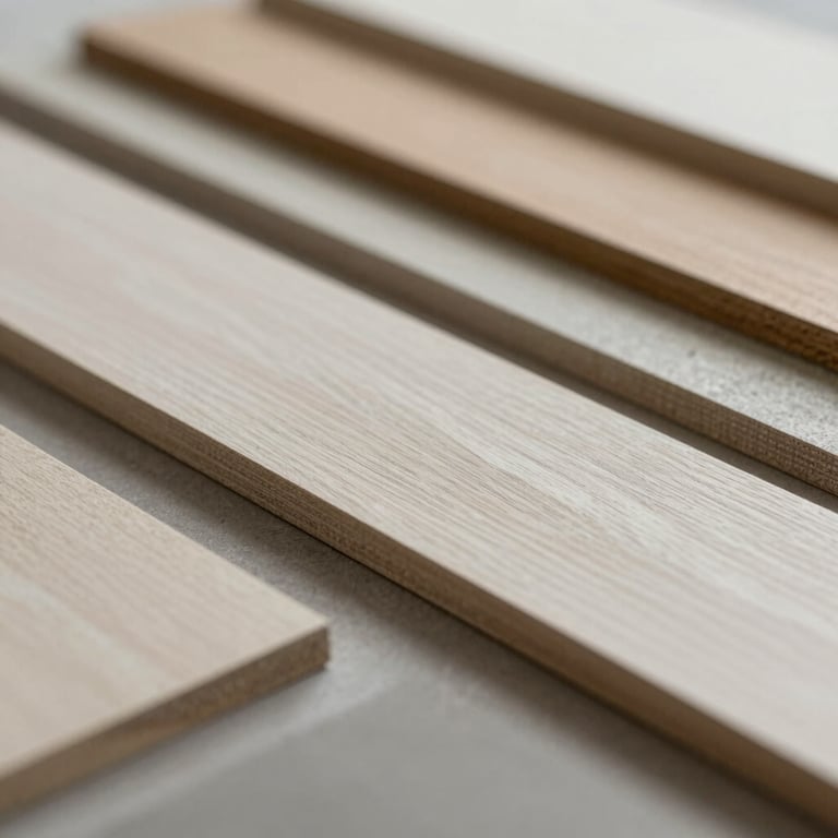 Detailed view of high-quality construction materials and finished architectural textures.