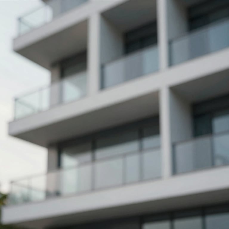 Abstract architectural lines of a contemporary structure, emphasizing modern design and precision.