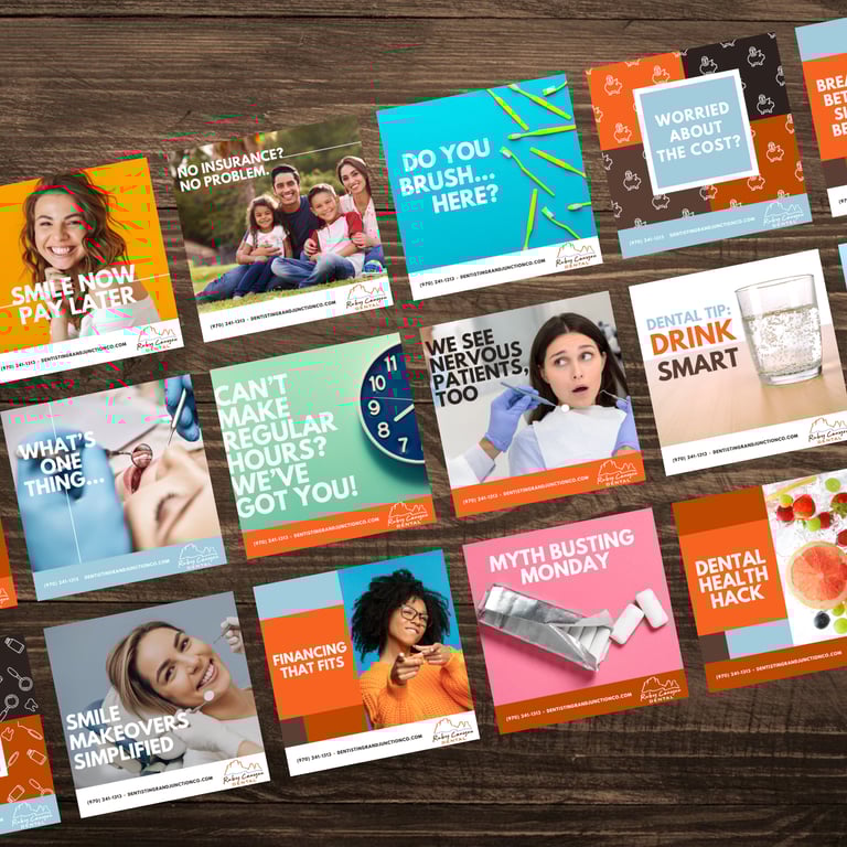 Ruby Canyon Dental social media posts