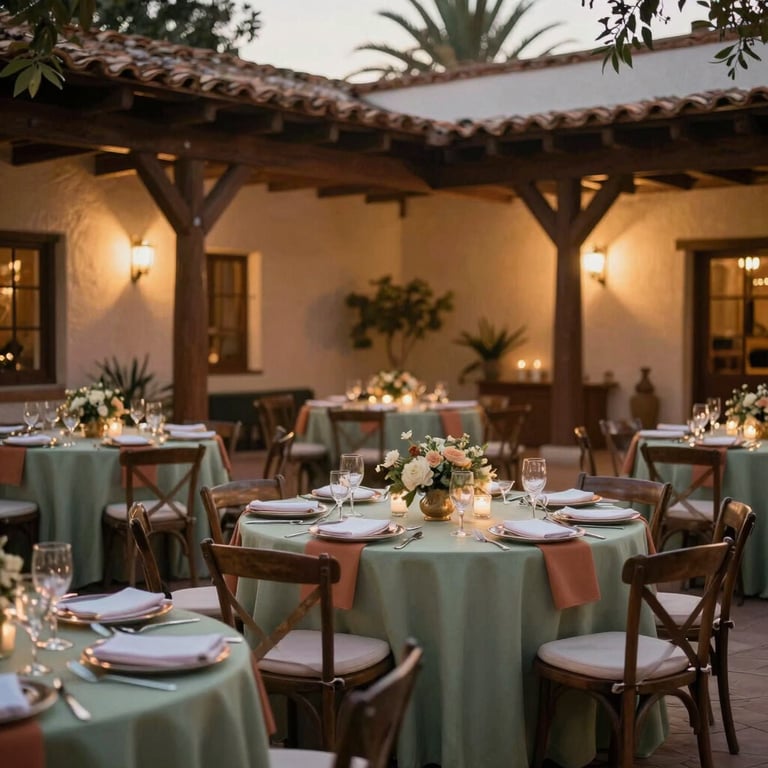 Gourmet street tacos on a warm beige platter with sage green garnishes, soft lighting, professional food photography.