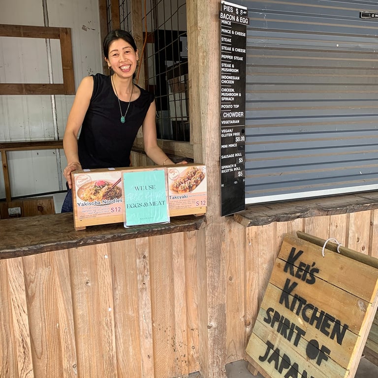 kerikeri night market - kei's kitchen
