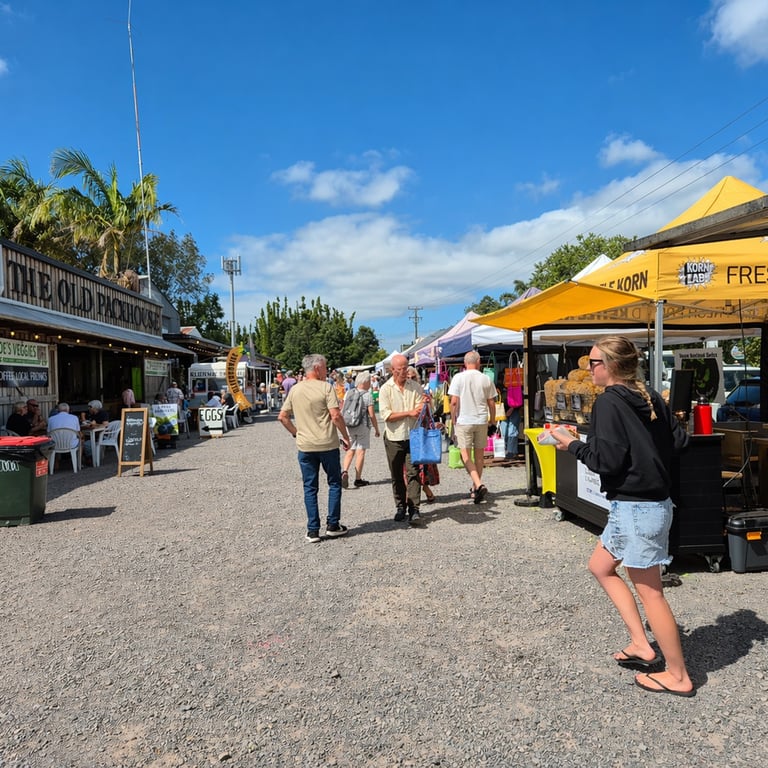 kerikeri saturday market - at The Old Packhouse