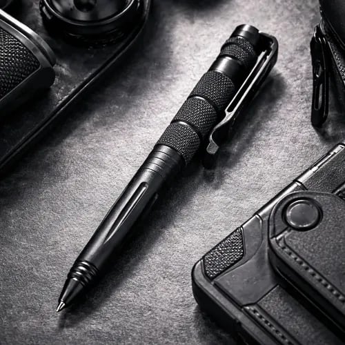 Caneta tática EDC em alumínio resistente para uso diário no Everyday Carry