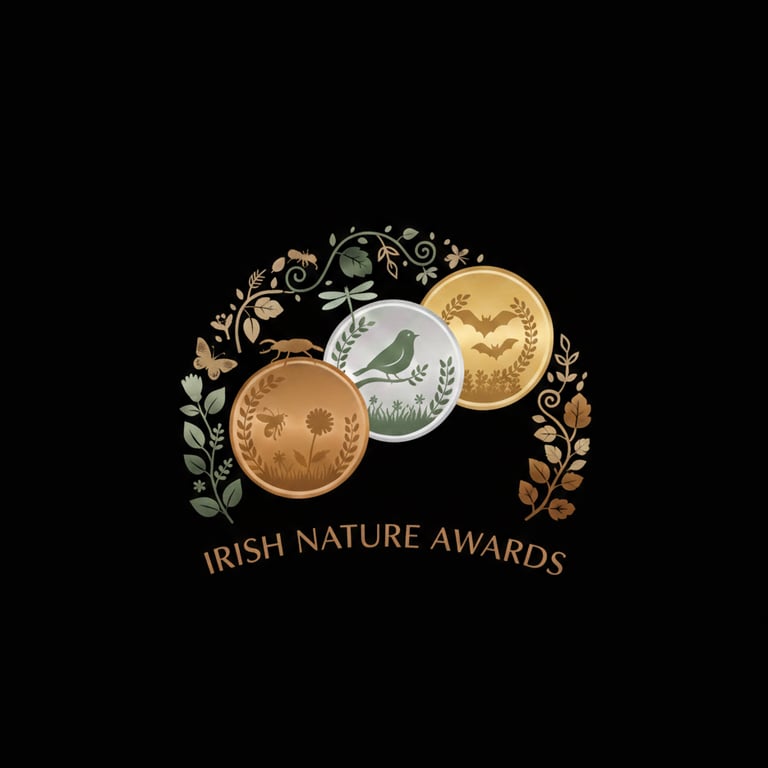 Company Logo consting of a gold silver and bronze medal