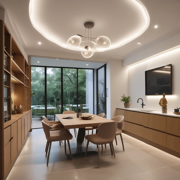 A sleek modern electrical outlet embedded in a wooden surface, showcasing minimalist design.