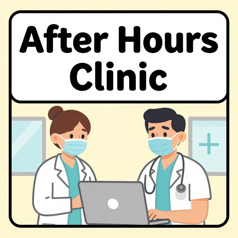 A friendly doctor consulting with a patient in a bright, welcoming clinic room.