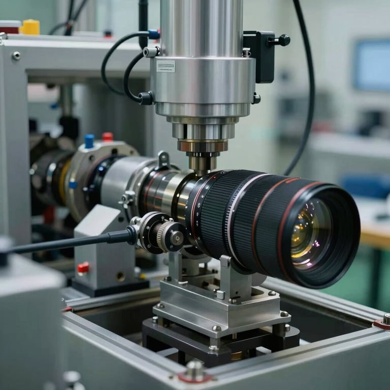 Detailed view of an automated industrial process controlled by integrated IT solutions.