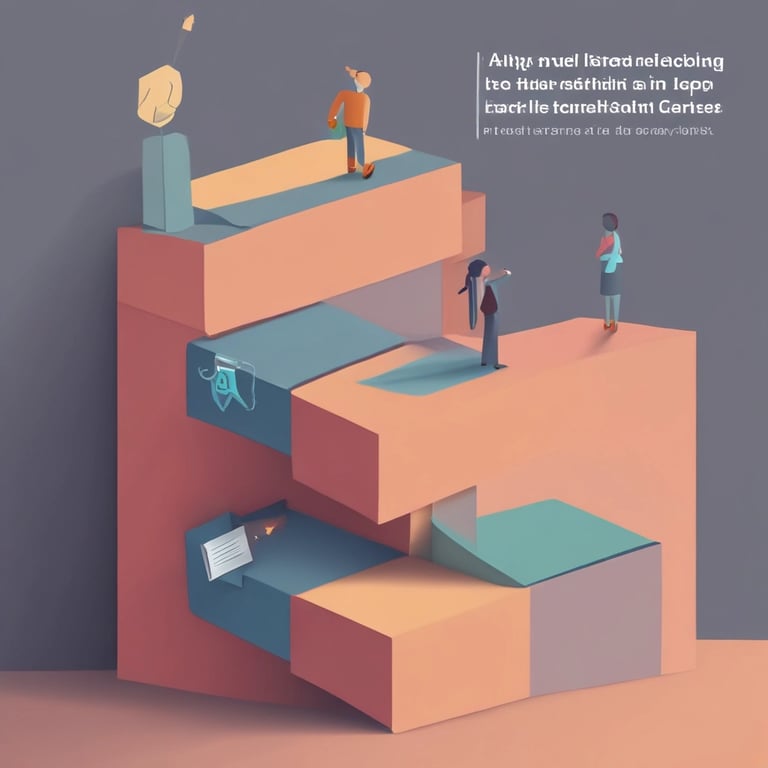 A dark-themed illustration showing three steps connected by arrows, symbolizing a smooth process.