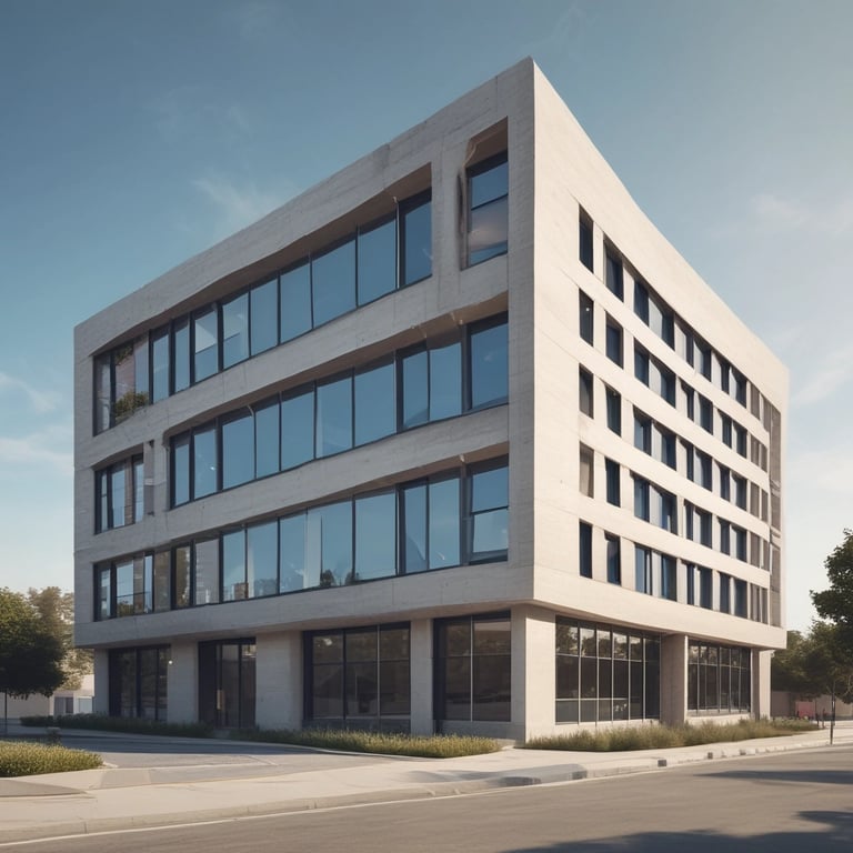 Workers disinfecting surfaces in a government building hallway.